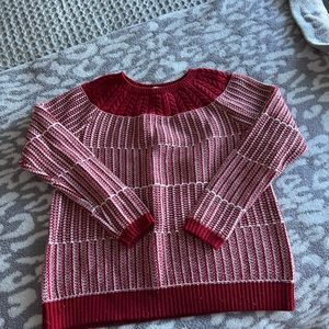 Talbots red size medium petite sweater